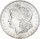 USA Morgan Dollar 1883 O (New Orleans) + alter Händlerzettel Silber f. stgl.