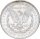 USA Morgan Dollar 1883 O (New Orleans) + alter Händlerzettel Silber f. stgl.