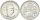USA Half Dollar 1946 Booker T. Washington + alter Händlerzettel Silber stgl.