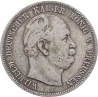 Preußen Wilhelm I. 5 Mark 1876 A Silber ss