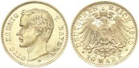 Bayern Otto 10 Mark 1910 D Gold pfr., f. stgl./stgl. Jäger 201