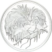Papua Neu-Guinea 5 Kina 1994 100 Jahre erste...