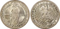 Weimarer Republik 3 Reichsmark 1928 A PCGS MS65, Naumburg Silber stgl. Jäger 333