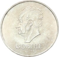 Weimarer Republik 3 Reichsmark 1932 D Goethe Silber f....