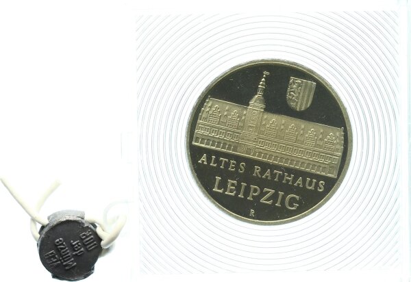 DDR Gedenkmünze 5 Mark 1984 A Altes Rathaus Leipzig PP Jäger 1596