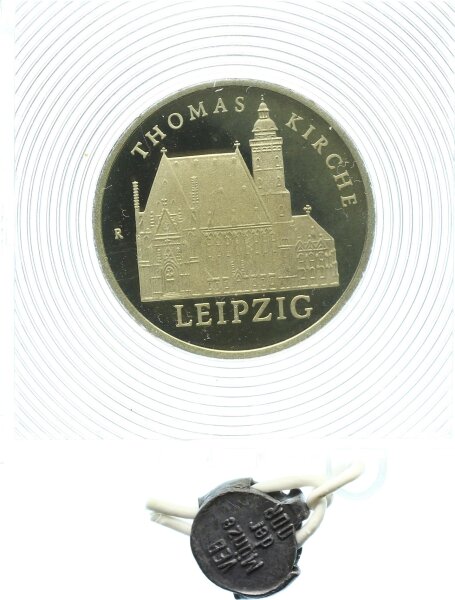 DDR Gedenkmünze 5 Mark 1984 A Thomaskirche Leipzig PP Jäger 1598