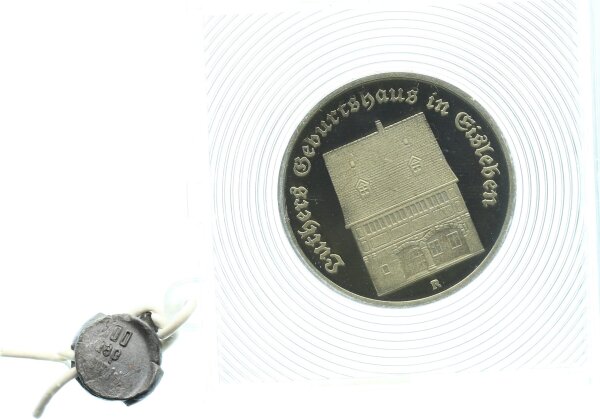 DDR Gedenkmünze 5 Mark 1983 A Luthers Geburtshaus in Eisleben PP Jäger 1590