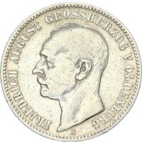 Oldenburg Friedrich August 2 Mark 1901 A Silber ss