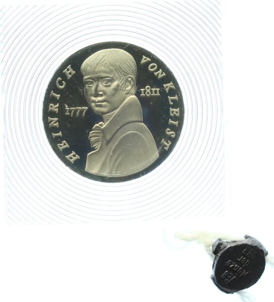 DDR Gedenkmünze 5 Mark 1986 A Heinrich von Kleist PP Jäger 1611