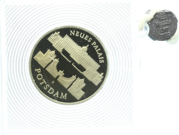 DDR Gedenkmünze 5 Mark 1986 A Neues Palais Potsdam PP Jäger 1610