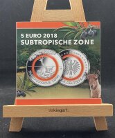 Deutschland Gedenkmünzenset 5 Euro 2018 A,D,F,G,J...