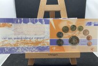 Niederlande KMS 1 Cent bis 2 Euro 2003 Kursmünzensatz + Jeton, VVV-Iris stgl., bfr.